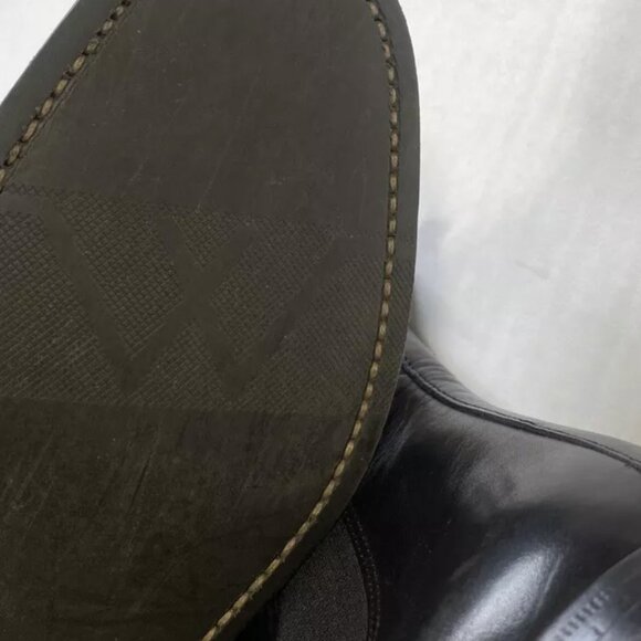 Bowen Womens Chelsea Boots Black Leather US 7.5 UK 6.5 Ankle Booties Spain Luxe - Picture 11 of 13